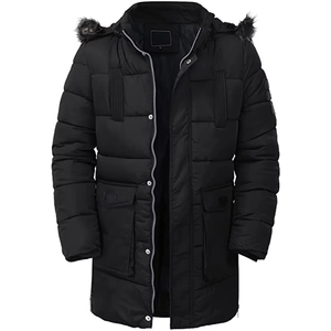 Chaqueta Parka para Hombre, Ligera, Acogedora y Cómoda para Uso Diario, Chaqueta Parka para Hombre Hecha de Material Grueso que Garantiza el Calor - Product Image 3
