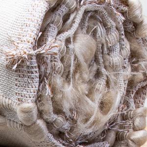 High Quality 100% Woven Cotton Throw <b>Blanket</b> Striped Pattern with Decorative with Tassel - Product Image 2