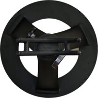 Support de sabot en métal avec hauteur facilement réglable Support de maréchal-ferrant pour cheval Berceau confortable et poteau en PVC Outils d'entretien des sabots