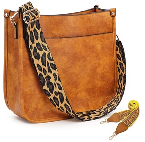 Women's Large Vintage Style <b>Crossbody</b> <b>Messenger</b> <b>Bag</b> Adjustable Shoulder Strap Summer Casual Leather Handbag Chain Zipper - Product Image 4