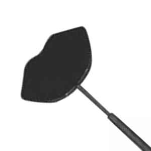 Espejo portátil de mano para extensión de pestañas, aumento de 3X, acero inoxidable chapado en oro, diseño ergonómico, duradero - Product Image 2