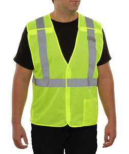 เสื้อกั๊กไฮวิสของผู้ชายเสื้อกั๊กไฮวิสสำหรับผู้ชายเสื้อกั๊กไฮวิสแบบสะท้อนแสงสไตล์สมบูรณ์แบบระบายอากาศได้ป้องกันรอยยับ - Product Image 1