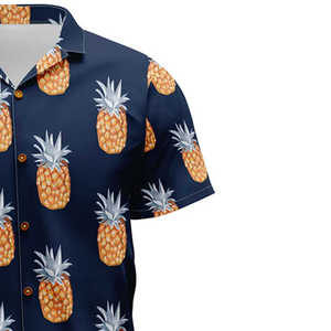 Nuevo diseño personalizado con estilo Camisa Hawaiana para hombre Ropa de calle Transpirable Secado rápido peso ligero Venta caliente Camisa Hawaiana para hombre - Product Image 3