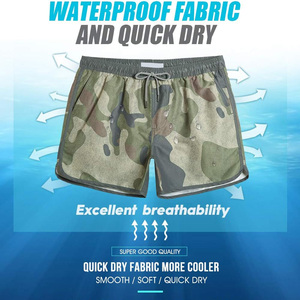 Pantalones cortos estampados informales para hombre con diseño personalizado de material transpirable para promociones y eventos de playa con logotipo OEM - Product Image 6