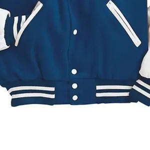 Chaquetas Varsity de Piel de Oveja Antibacterianas para Hombre y Mujer, Estilo Nuevo, Cuello Alto, Todas las Tallas y Colores, Lana de Baja Densidad, Alta Calidad OEM - Product Image 3