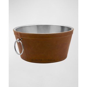 Alta calidad estándar Metal hecho martillado textura plata brillante espejo pulido forma grande Cubo de vino bebidas tinas de La India - Product Image 5