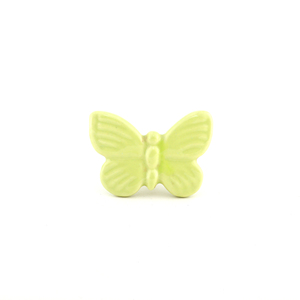 SHUBHAM bouton de tiroir Design papillon en céramique jaune réglable pour armoires commode cuisine salon hôtel entrepôt utilisation - Product Image 1