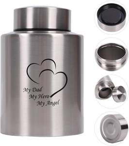 Up to 60 Cubic Inches Medium Urns <b>for</b> Human <b>Ashes</b> Small Urns <b>for</b> <b>Ashes</b> Adult Male Female Keepsake Urns <b>for</b> <b>Ashes</b> Stainless Steel - Product Image 2