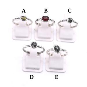 92.5 Silver Rose Gold Plated Fancy Shape Zircon Engagement <b>Rings</b> Wholesale Women's Jewelry Gift for Her - Product Image 5