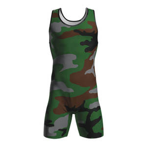 Singlet de Lucha Unisex de Alta Calidad, Spandex/Nylon Elástico, Ligero, Transpirable, de Secado Rápido, Venta al Por Mayor, Nuevo - Product Image 2