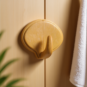 วีแอล PRIMA ตะขอแขวนเสื้อคลุมลายไม้ ดีไซน์ไม้สุดหรูสำหรับใช้ในห้องน้ำหรือห้องนอน - Product Image 3