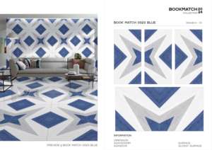 Carreaux de porcelaine polis effet marbre de style Carrara 600x1200mm, carreaux de sol et de mur de luxe, grand format pour l'exportation - Product Image 5