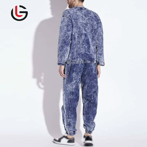 Ensemble de survêtements lavés à l'acide de qualité supérieure Meilleur matériau Nouveau design Combinaisons de jogging lavées à l'acide - Product Image 2