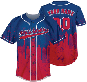 Maillots de baseball unisexes de haute qualité, ensembles respirants, chemises à boutons, uniformes de sport, hauts, tenues de streetwear hip-hop - Product Image 2