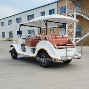 รถเที่ยวชมสถานที่ไฟฟ้าสีขาวแบบส่วนตัวพร้อมล้อ4ล้อฝีมือพิเศษ - Product Image 2