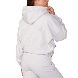 Sudadera con logotipo personalizado de alta calidad para mujer, Sudadera con capucha Coreana de algodón de gran tamaño personalizada para mujer, Sudadera con capucha en relieve con estampado 3D para mujer - Product Image 6