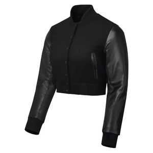 Chaqueta Varsity para Hombre de Alta Demanda, Estilo Urbano, de Pakistán, Cuello Alto de Lona, Transpirable, Largo Regular para Invierno 2026 - Product Image 5