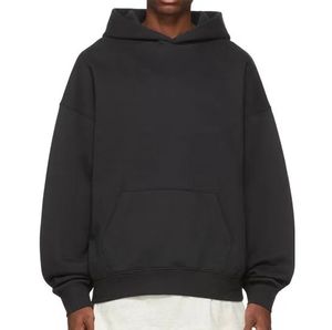 Otoño de manga larga Casual cuello redondo pulóver francés Terry hombres sudaderas con capucha carta personalizada bordado hombres sudadera DDP envío - Product Image 2