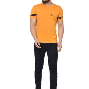 100% coton fait hommes T-Shirts Slim Fit hommes T-Shirts à manches courtes hommes T-Shirts pour la vente en ligne - Product Image 3