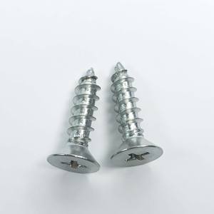 Bon prix OEM/ODM DIN EN ISO 1478 ST2.2~ST9.5 SS304/SS316 Vis à bois à tête plate Phillips pour meubles - Product Image 3