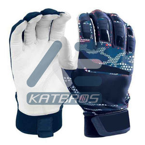 Gants de frappe de baseball en cuir de haute qualité modernes avec des fonctionnalités OEM personnalisées pour l'entraînement et les matchs - Product Image 2