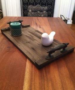 Ya sea FARMOUSE, bandeja redonda de madera de acacia para servir para cocina, hogar o Hotel, vajilla de estilo clásico para fiesta o ser de comida - Product Image 6