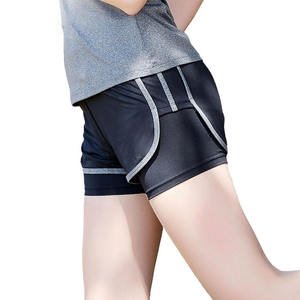 2026 Trendy <b>Women</b> Athletic <b>Shorts</b> High Waist Quick Dry Running Gym Yoga <b>Shorts</b> Breathable Double Layer Workout Fitness <b>Shorts</b> - Product Image 5