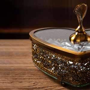 Cesta de Almacenamiento de Metal en Forma de Corazón con Asa, Organizador Decorativo para Dulces, Bocadillos, Pan, Mesa de Servicio, Decoración del Hogar - Product Image 5