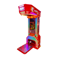 Machine de frappe à monnayeur style arcade, version vidéo de kickboxing, enregistrement des combinaisons de coups de poing et de kick, test de force, modèle Iron, garantie 1 an