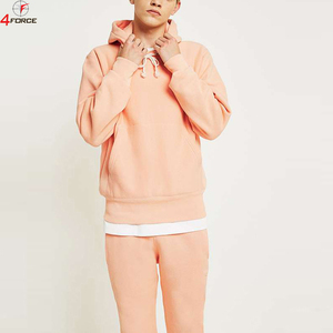 ชุดสตรีทแวร์ผู้ชายแบบสวมหัว ผ้าฟลีซ 80% ฝ้าย 20% โพลีเอสเตอร์ สไตล์ลำลอง ทรงหลวม แฟชั่น รับผลิตแบรนด์ส่วนตัว (OEM) และงานสั่งทำพิเศษ - Product Image 2