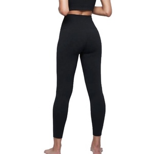 Ropa Deportiva Negra para Gimnasio, Pantalones de Cintura Alta, Leggings Deportivos para Mujer, Conjunto de Fitness para Gimnasio, Traje de Yoga sin Costuras, Ropa Deportiva Activa - Product Image 3