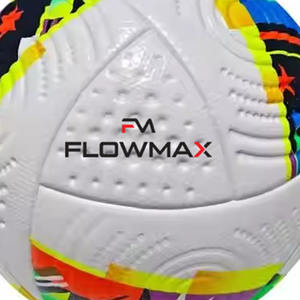 Flowmax PU <b>Leather</b> Soccer Ball Customization Wholesale Thermal Bonded <b>Football</b> Official Size for Professional Training - Product Image 3