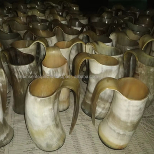 Tasse à café en corne de vache faite à la main tasse à bière en corne de boeuf polie prix d'usine en gros cadeau de noël sain et élégant - Product Image 1