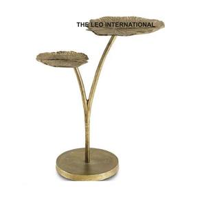 Table d'appoint en métal avec motif de bois de cerf, meubles de salon, tables d'appoint élégantes, meilleure qualité, métal, caractéristique durable - Product Image 6