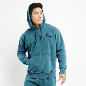 Acid wash surdimensionné hommes sweats à capuche 100% coton tricoté tissage conception en gros logo personnalisé sweats à capuche Pakistan - Product Image 3