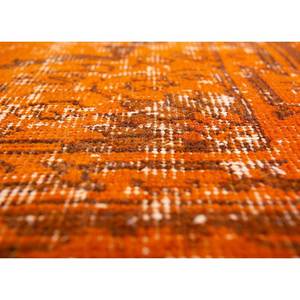 Alfombras Vintage de Lana Rojas y Naranjas, Anudadas a Mano, con Patrón de Medallón de Gran Tamaño para Sala de Estar o Pasillo - Pae-122 para Adolescentes - Product Image 3