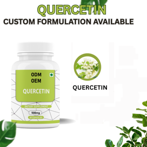 Quercétine 500 mg avec vitamine C, zinc et vitamine D, capsules à base de plantes, mélange nutritionnel quotidien, complément alimentaire - Product Image 4