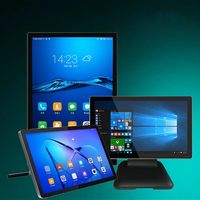 Monitor layar sentuh interaktif HD 4k, Monitor layar sentuh 32 43 inci semua dalam satu PC