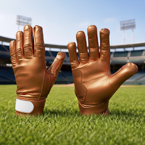 Gants de frappe de baseball avec logo personnalisé, gants de baseball pour hommes, gants de baseball en cuir, gants de softball en gros - Product Image 6
