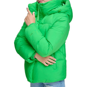 High Quality Men's Winter <b>Lightweight</b> Stand Collar Front Logo Puffer <b>Jacket</b> - Product Image 3