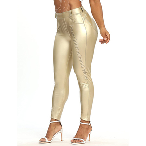 Leggings de Yoga para Mujer, Cintura Media, Color Sólido, Spandex/Poliéster 2022 - Product Image 1