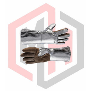 Gants de soudage de sécurité en cuir aluminisé, résistants à la chaleur et à la déchirure, anti-coupure, respirants, sans silicone, à bas prix, très vendus - Product Image 6