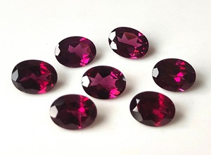 Haute qualité fait à la main naturel Rodholite rose grenat 3x5mm-7x9mm ovale taillé à facettes pierres précieuses en vrac pour la fabrication de bijoux - Product Image 5