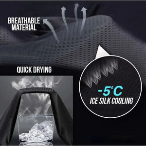 Men's Double <b>Layer</b> Gym Workout Running Shorts with Inner Compression Liner Solid Pattern Breathable Quick Dry - Product Image 4