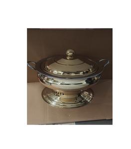 Calentador de Comida Buffet Colgante de Acero Inoxidable de Lujo Dorado de 8L, Diseño Art Deco, para Uso en Restaurantes - Product Image 3