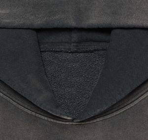 Hot-Sale hommes hiver 100% coton polaire sweats à capuche respirant basiques à capuche uni teint couleur unie Logo personnalisé sur le devant grande taille - Product Image 4