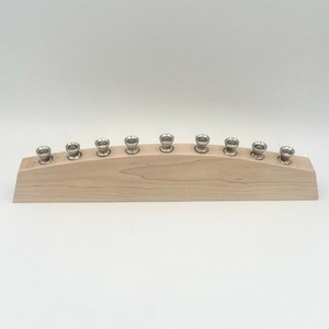 Support de bougie Menorah en bois au design personnalisé, décoration de Noël, centre de table de mariage, chandelier, décoration de table à domicile - Product Image 6
