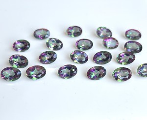 โทแพซมิสติกธรรมชาติ รูปไข่ขนาด 3x5 มม. เจียระไนอย่างดี คุณภาพเยี่ยม - โทแพซมิสติกชั้นเยี่ยมรูปไข่เจียระไน - Product Image 3