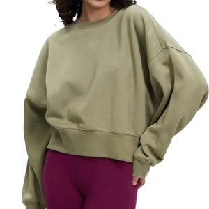 Custom Made Men High Quality Fleece Crew Neck Sweatshirt Plus Size Drop Shoulder <b>Jumper</b> 3D Embroidery Autumn Solid 2026 - Product Image 2