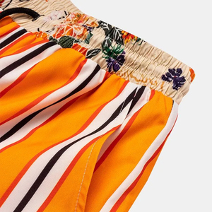 Short de fitness d'été à fleurs avec sublimation personnalisée Vêtements de sport respirants à séchage rapide pour short de style décontracté à sublimation - Product Image 4